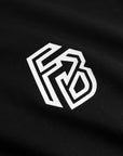 T-shirt Heavy Relaxed LS Black FB