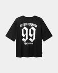 T-Shirt Oversized Black Futbin Founder