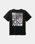 T-Shirt Heavy Relaxed Black FB Futbin